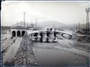 Tiratoi, Passerella e vecchio ponte della ferrovia sul fiume...