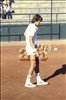 Adriano Panatta gioca a tennis