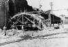 Ricostruzione del ponte Mercatale : estate 1945