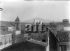 Veduta dell'Etna da piazza Borgo a Catania