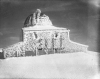 Osservatorio etneo con la neve