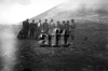 Gruppo in posa alla base del cono sommitale dell'Etna