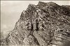 Veduta di una montagna durante la Prima Guerra Mondiale