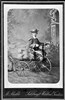 Ritratto di Giuseppe Ferdinando d'Asburgo Lorena sul tricicl...